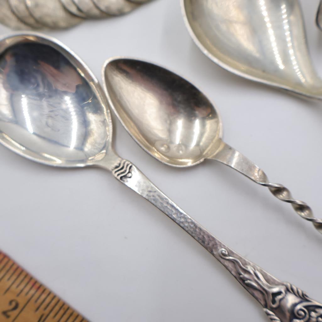 Collection of Ornate Silver Utensils - 7