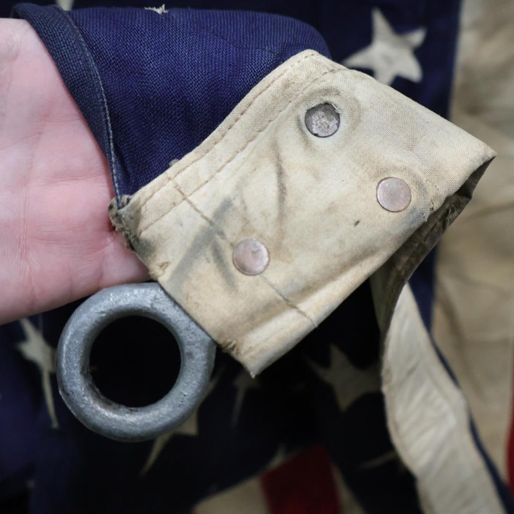 Vintage 48-Star Stitched American Flag - 9