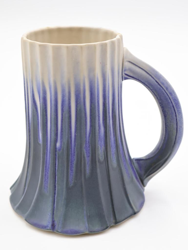 Vintage Newman Ceramic Works Pottery Tankard Mug - 4