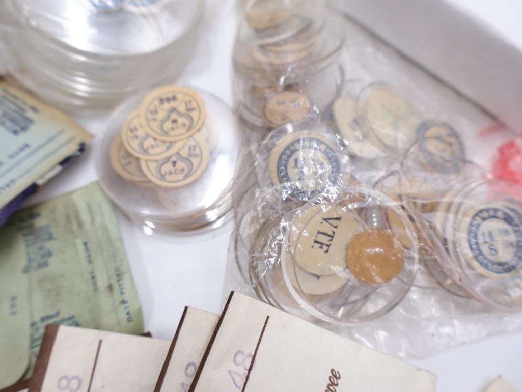 Vintage Watch/Clock Maker Cabinet with Crystals - 6