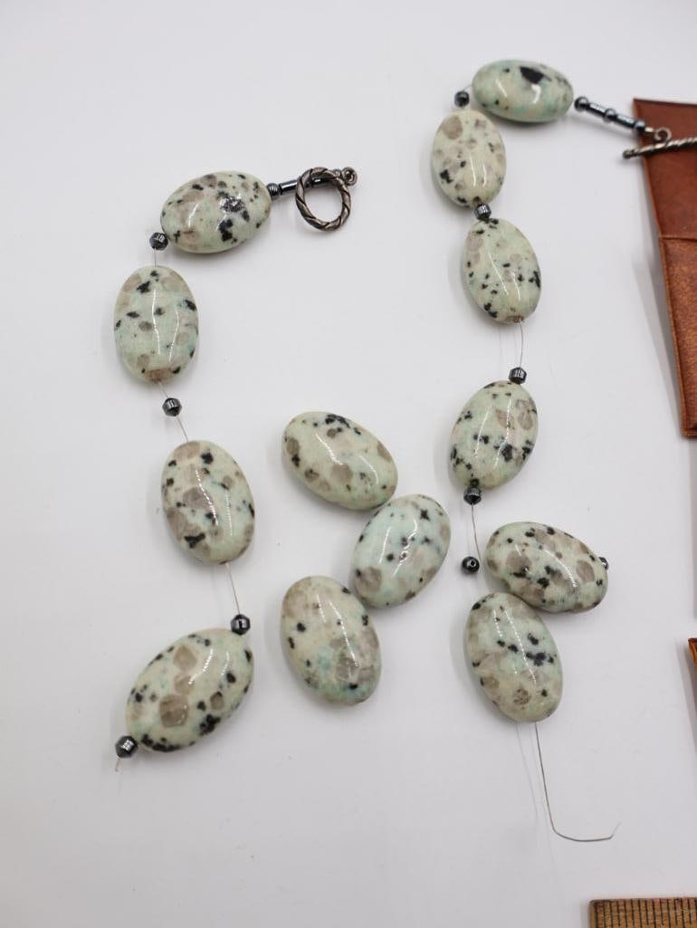 Collection of Stone Earrings and Jewelry - 4