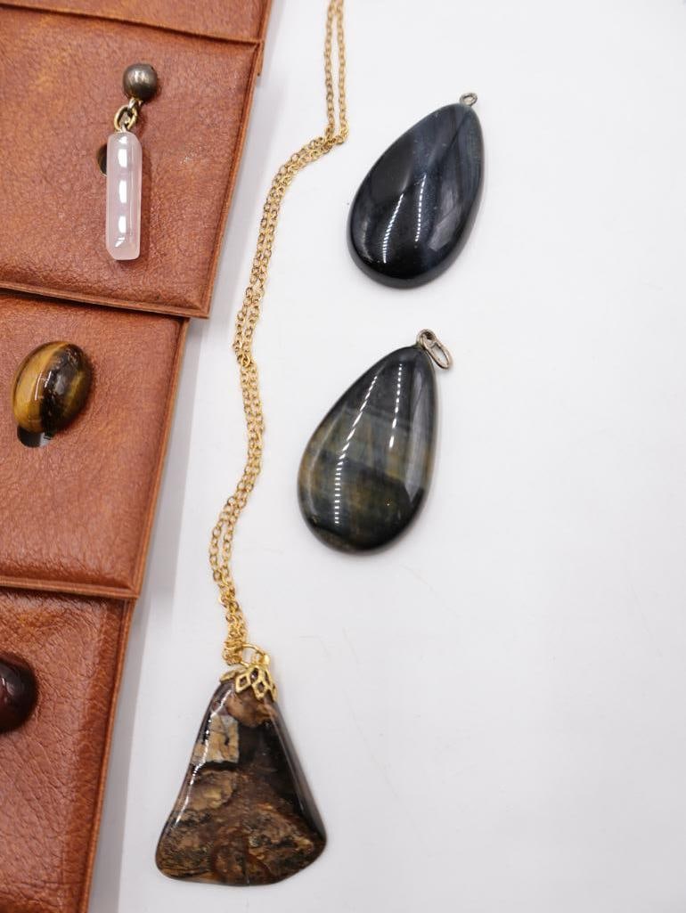Collection of Stone Earrings and Jewelry - 5
