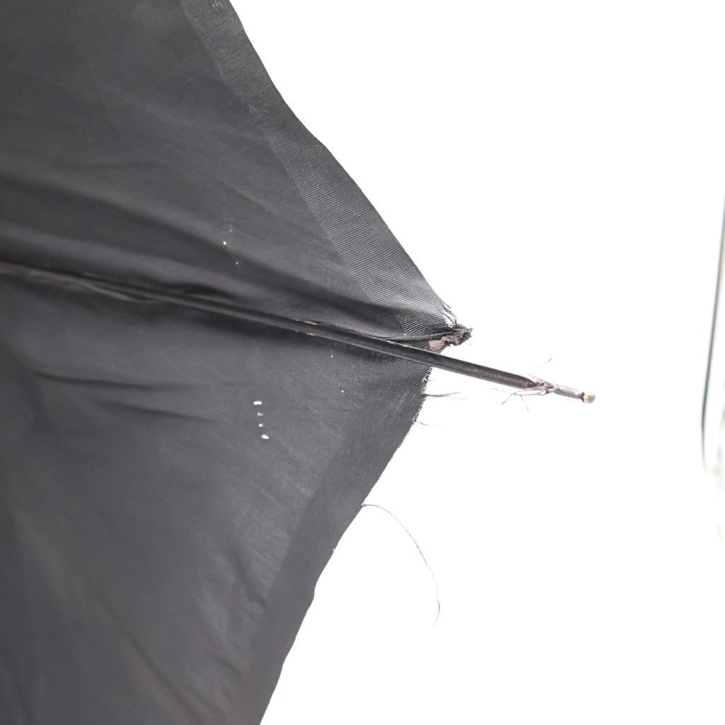 Antique Gold Plated Handle Umbrella - 12