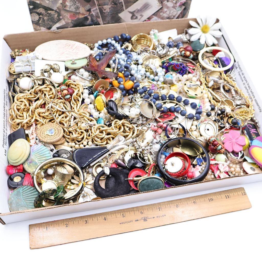 Collection of Costume Jewelry and Case - 2