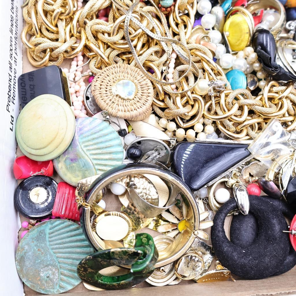 Collection of Costume Jewelry and Case - 4