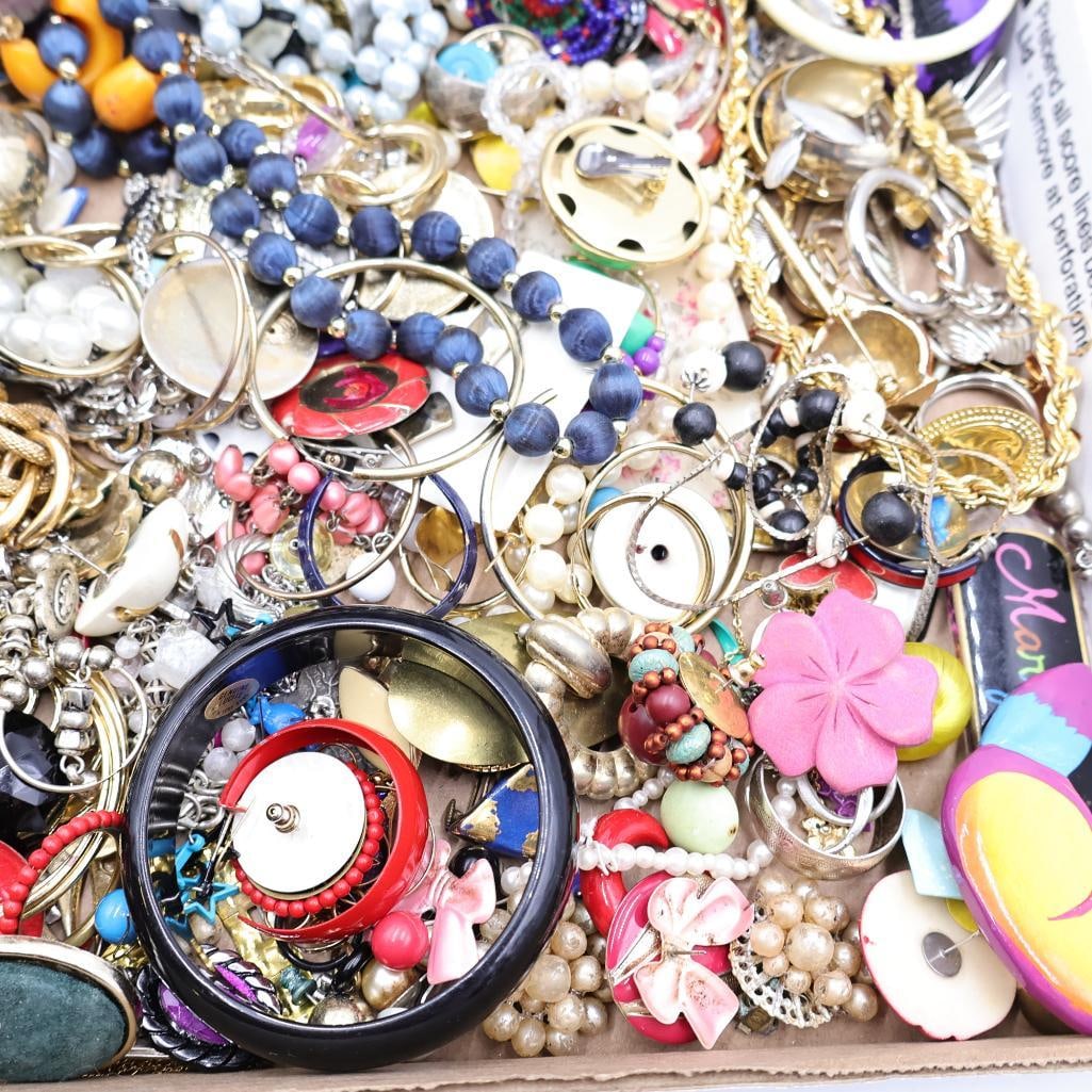 Collection of Costume Jewelry and Case - 5