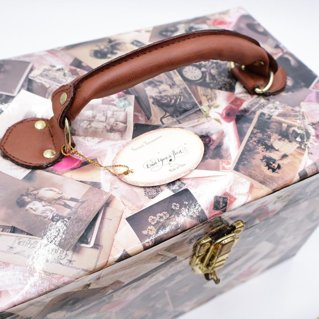 Collection of Costume Jewelry and Case - 8