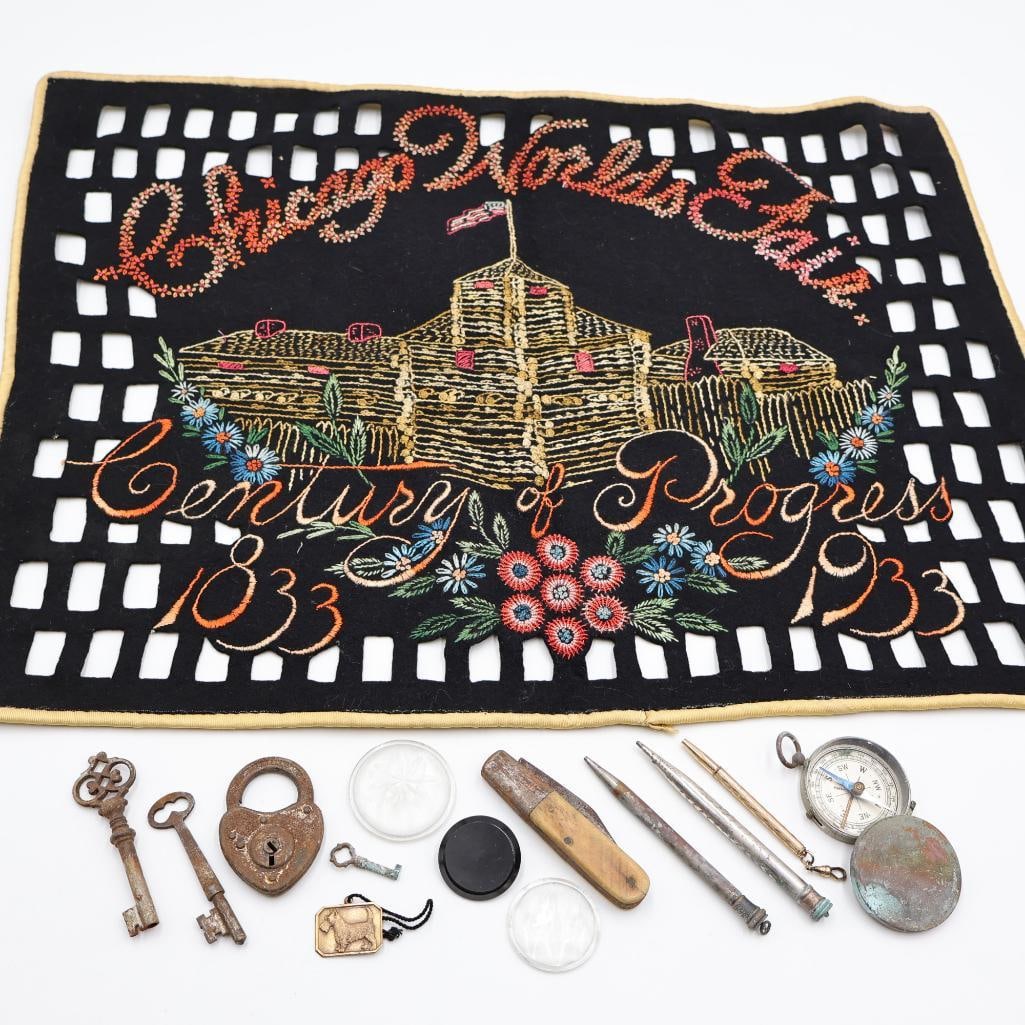 Antique Woven World's Fair and Vintage Goodies (1 of 11)