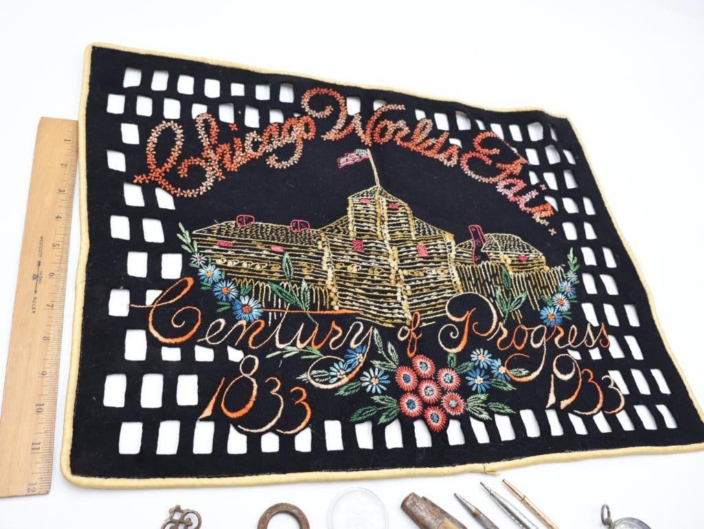 Antique Woven World's Fair and Vintage Goodies - 7
