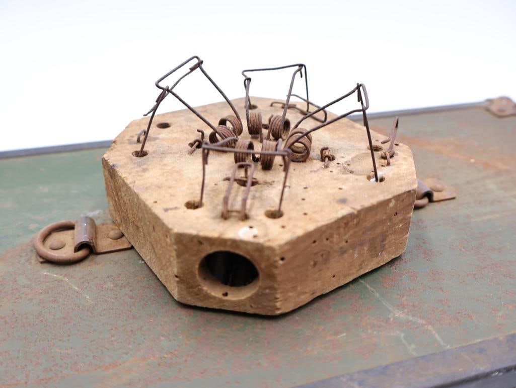 Antique Mouse Trap, Tools and Case - 12