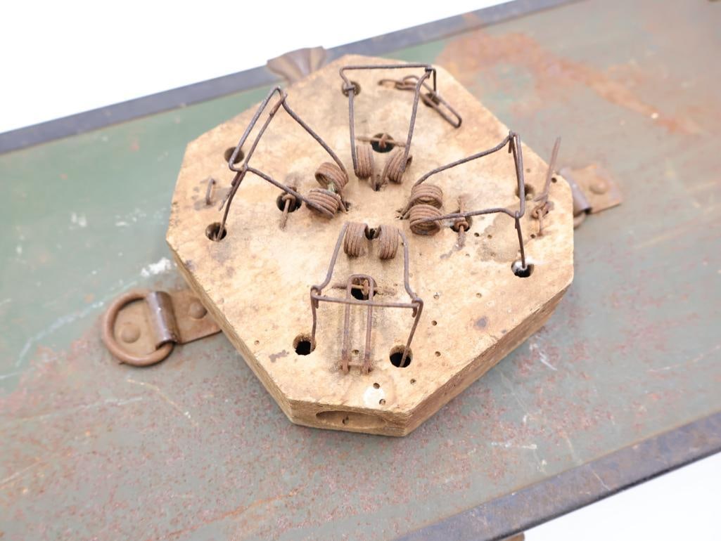 Antique Mouse Trap, Tools and Case - 13
