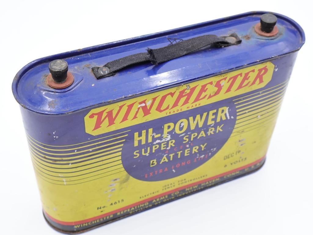 Rare Vintage Winchester Hi-Power Super Spark Battery - 4