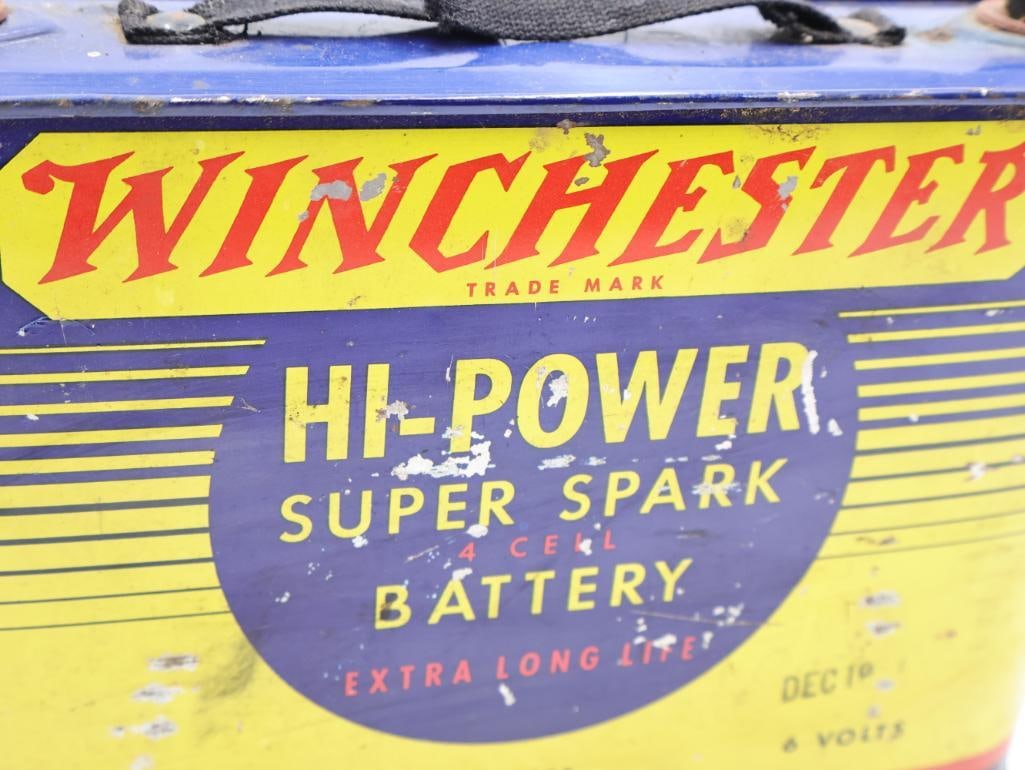 Rare Vintage Winchester Hi-Power Super Spark Battery - 5