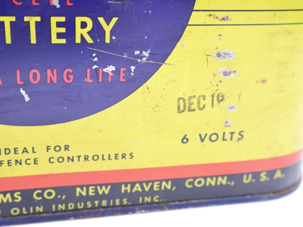Rare Vintage Winchester Hi-Power Super Spark Battery - 6