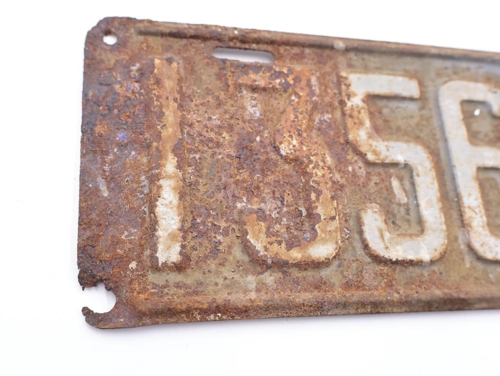 Antique 1923 Oregon License Plate - 3