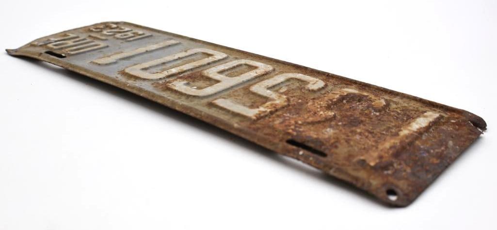 Antique 1923 Oregon License Plate - 5