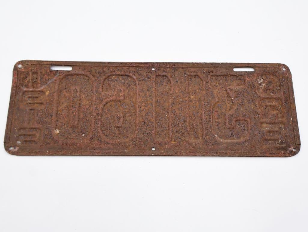 Antique 1916 Oregon License Plate - 6