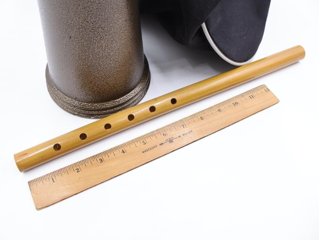 Gawharet El Fan Drum Metal Darbuka and Wooden Flute - 2