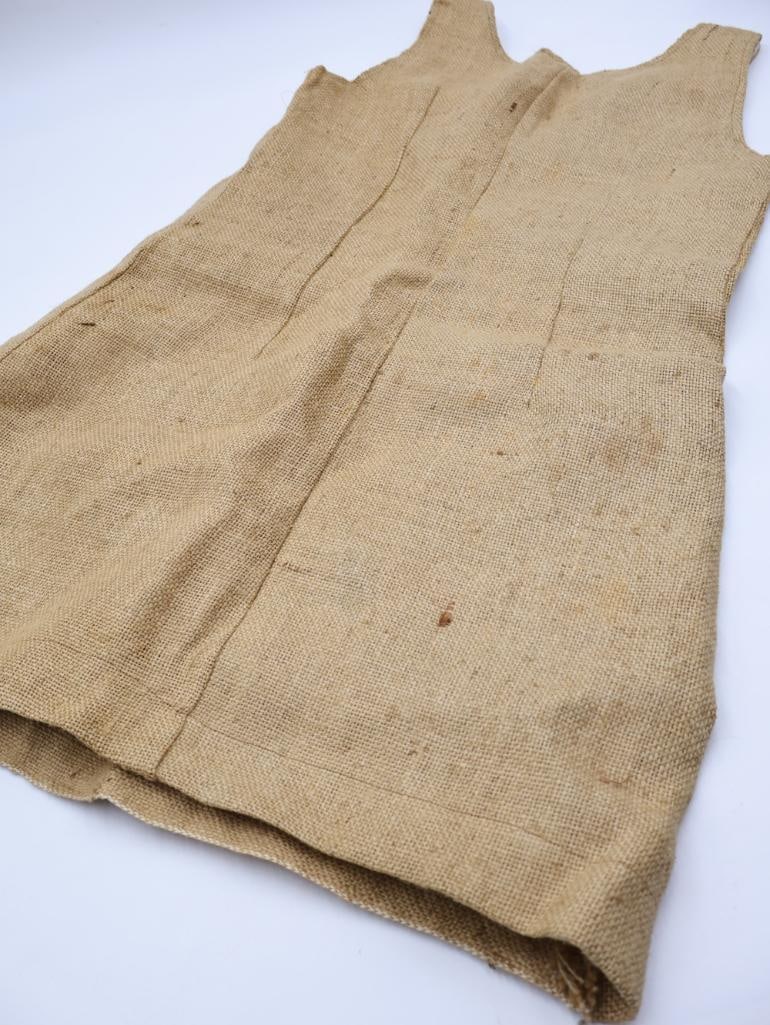 Vintage Burlap Vest and Dress - 12