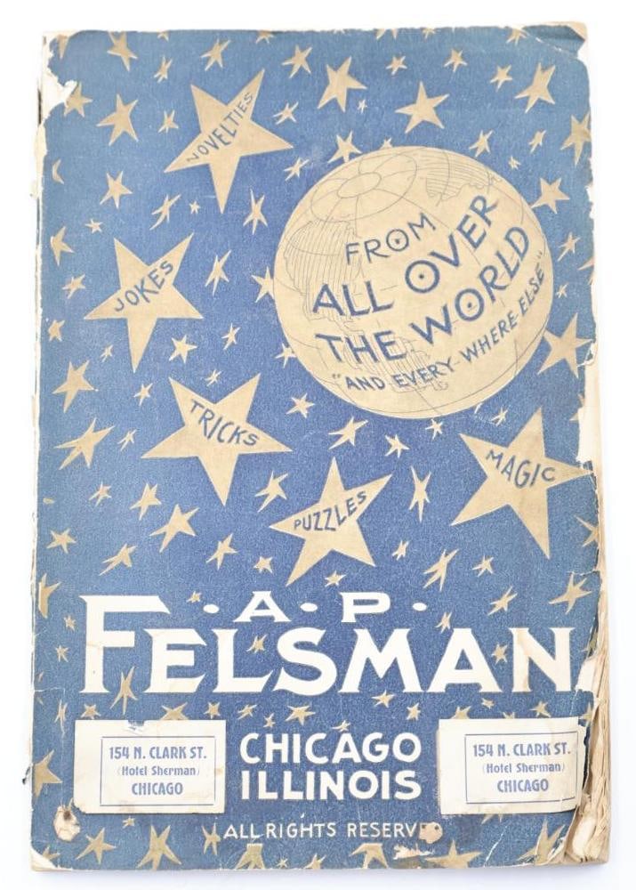 Antique Magician Trick Catalogue A.P. Felsman Magic Shop (1 of 14)