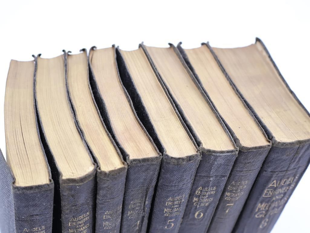 Complete Eight Book Set of Audels Engineers and Mechanics Guides - 12