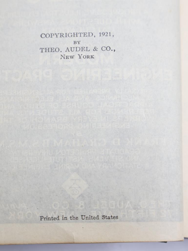 Complete Eight Book Set of Audels Engineers and Mechanics Guides - 17