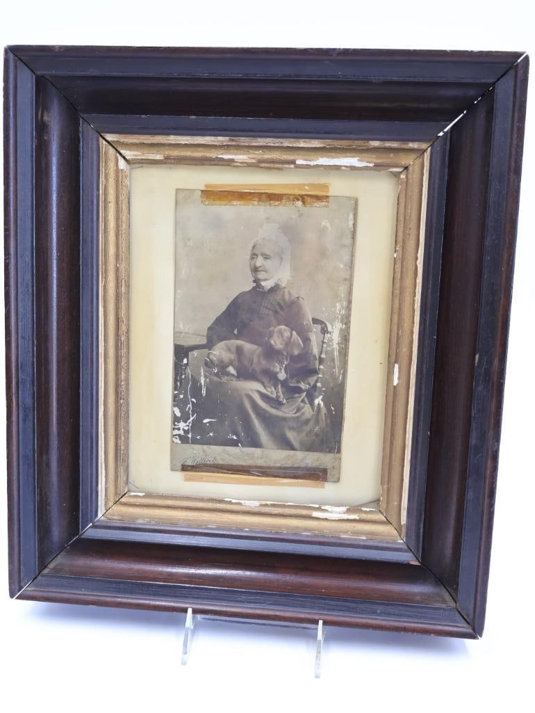 Two Framed Antique Photos - 11