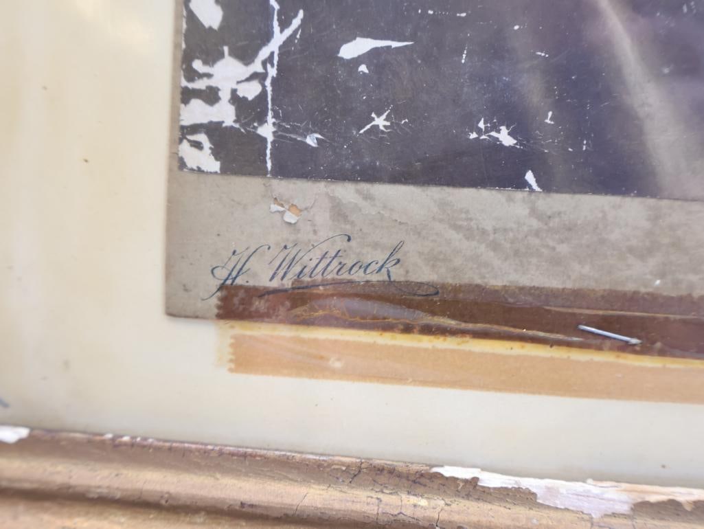 Two Framed Antique Photos - 13