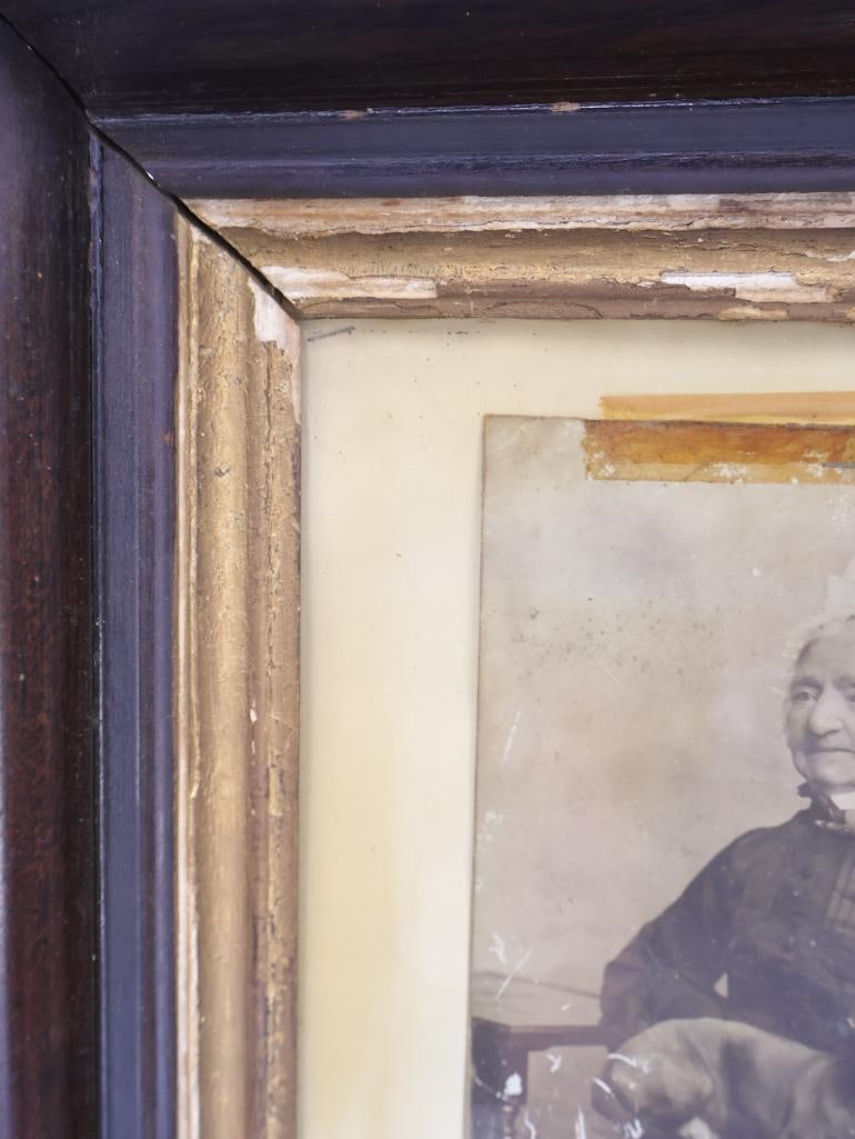 Two Framed Antique Photos - 17