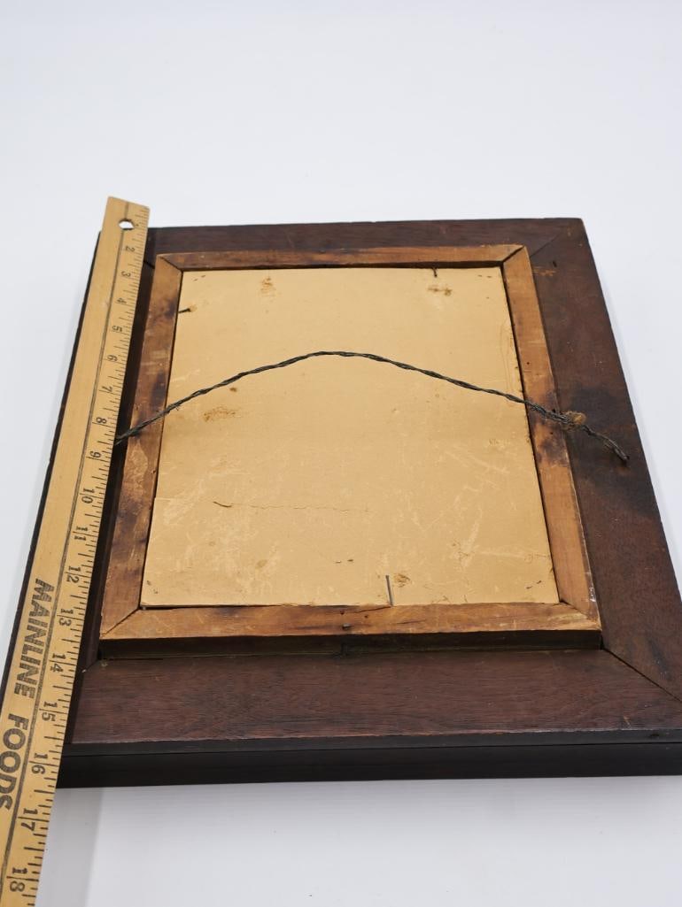 Two Framed Antique Photos - 19