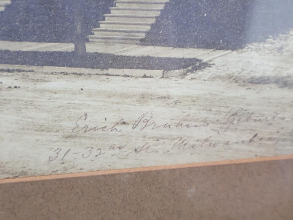 Two Framed Antique Photos - 3
