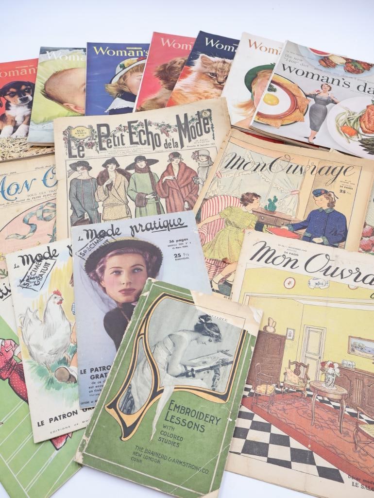 Antique and Vintage French and Woman's Day Magazines (1 of 20)