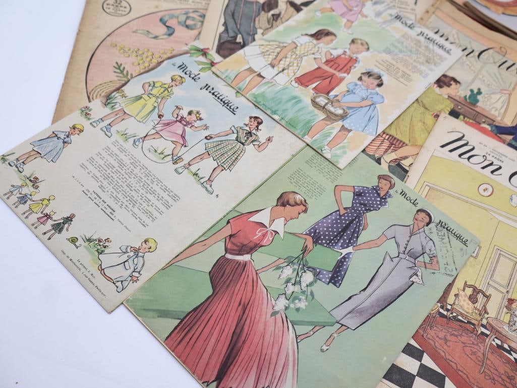 Antique and Vintage French and Woman's Day Magazines - 20