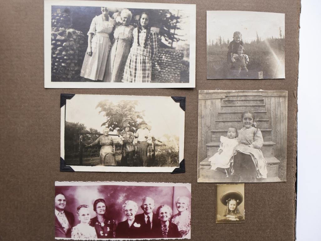 Photo Album filled with Vintage and Antique Photos - 5