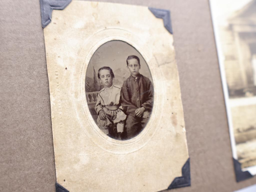 Photo Album filled with Vintage and Antique Photos - 7