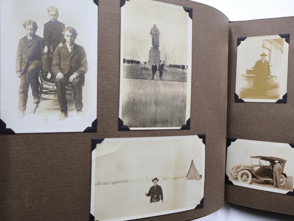 Photo Album filled with Vintage and Antique Photos - 8