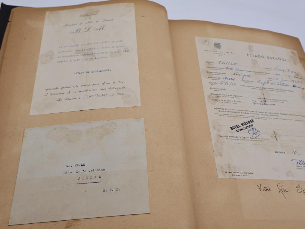 1950's Scrapbook featuring Travel Europe and Holiday Cards - 6