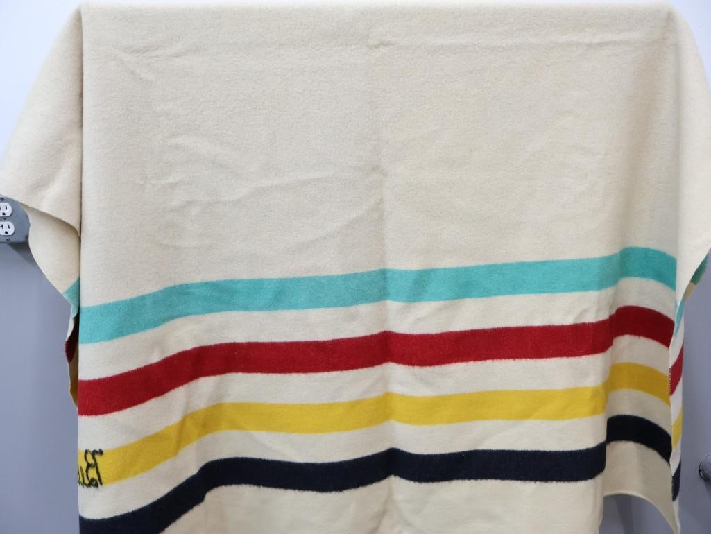 Vintage Personalized Trapper Style Blanket - 15