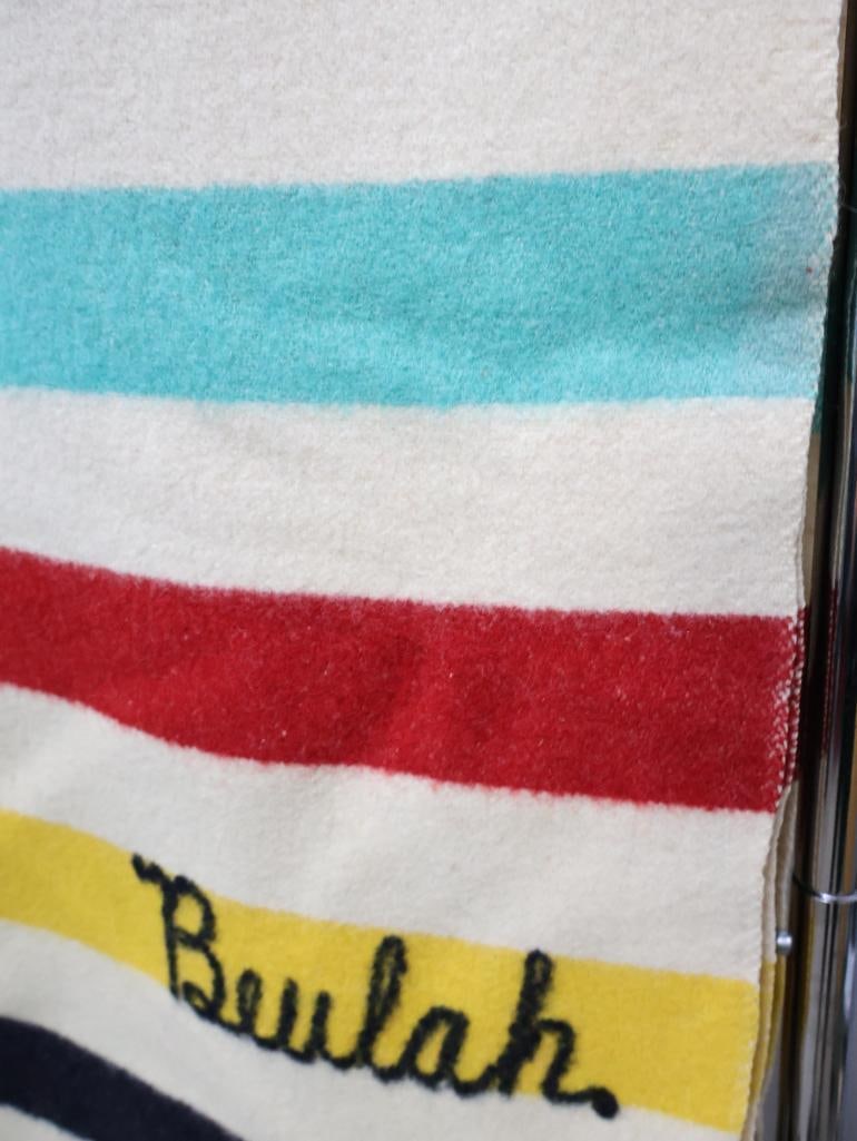 Vintage Personalized Trapper Style Blanket - 7