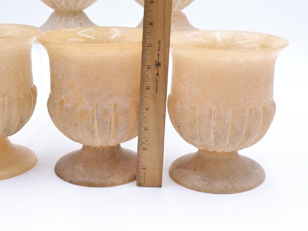 Set of Five Glass Urn Vases - 2