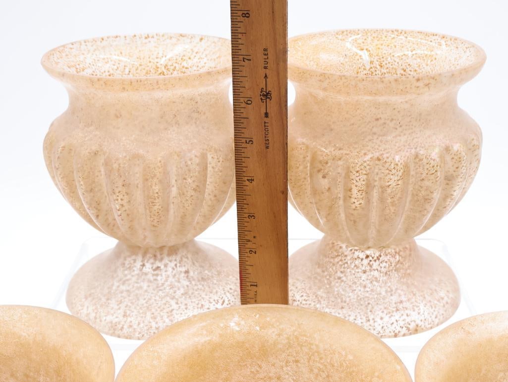 Set of Five Glass Urn Vases - 6