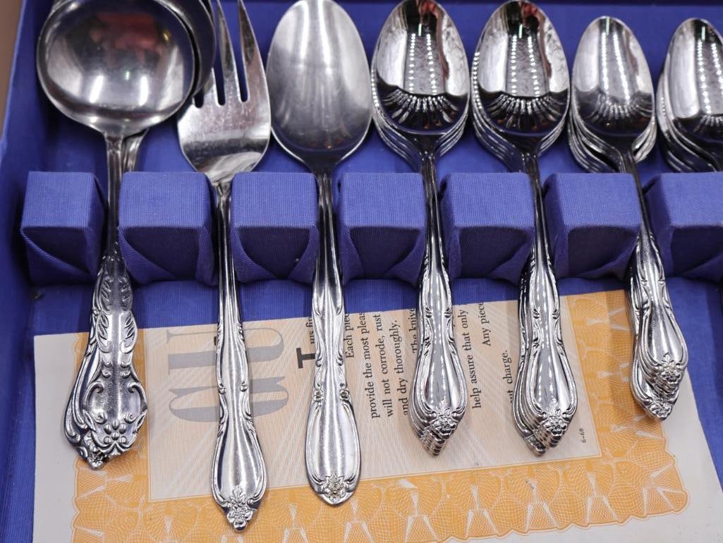 Collection of Flatware and Silverware Chest - 2