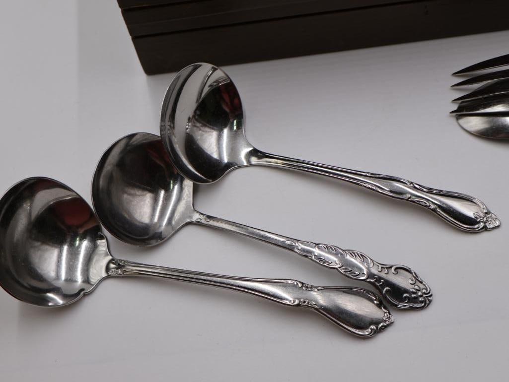 Collection of Flatware and Silverware Chest - 6