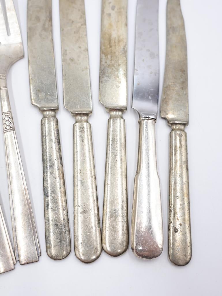 Various Serving and Silverware - 13