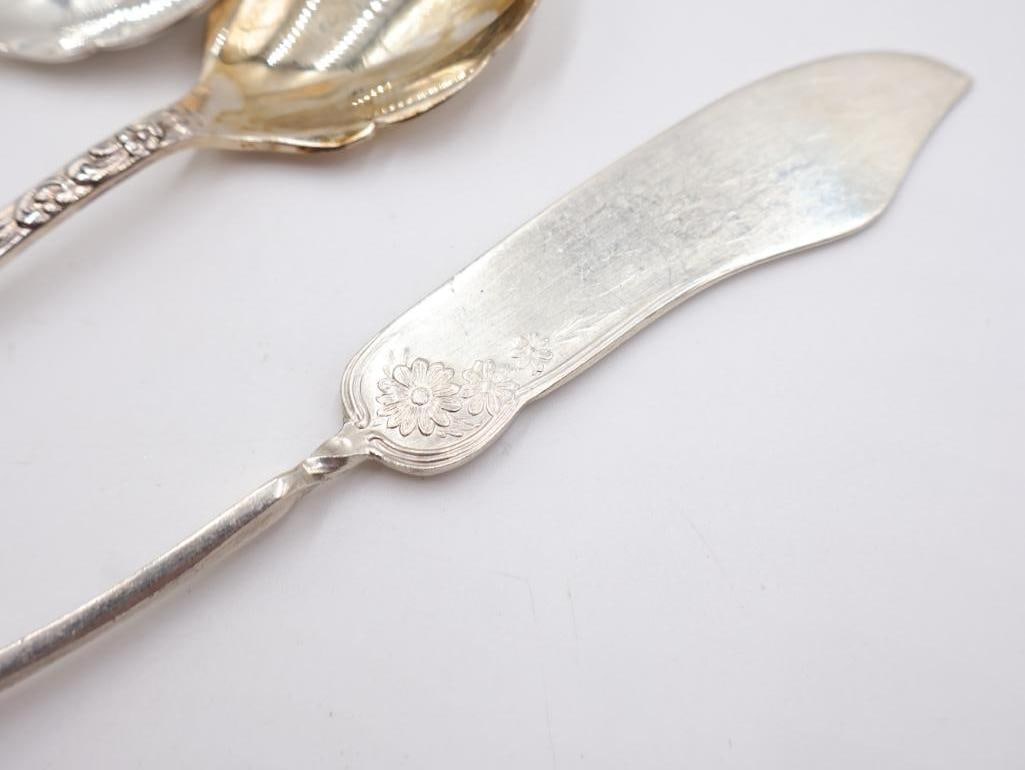 Various Serving and Silverware - 3
