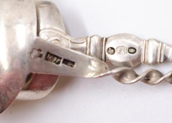 Antique and Vintage Spoons and Sterling Silver Spreader - 10