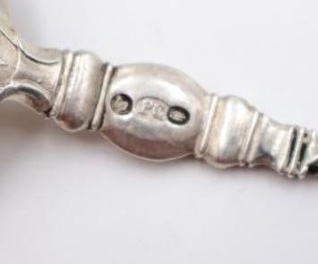 Antique and Vintage Spoons and Sterling Silver Spreader - 12