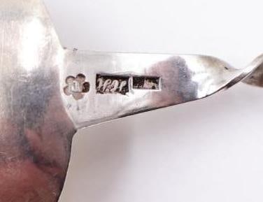 Antique and Vintage Spoons and Sterling Silver Spreader - 13