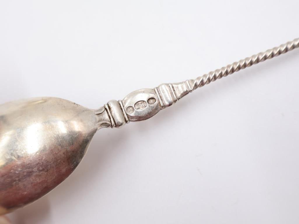 Antique and Vintage Spoons and Sterling Silver Spreader - 17