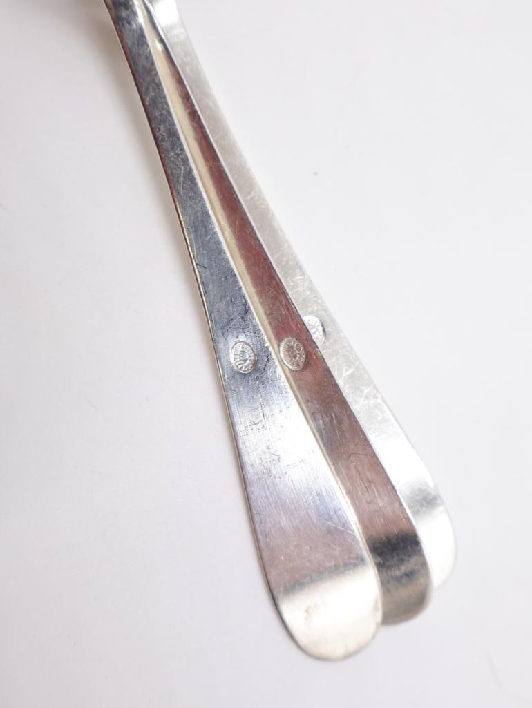 Antique and Vintage Spoons and Sterling Silver Spreader - 20